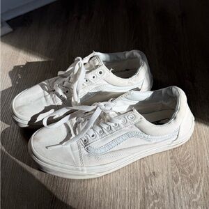 White Vans Canvas Old Skool